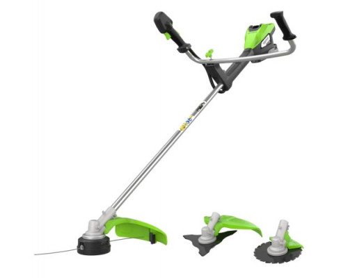 Триммер аккумуляторный GREENWORKS TB201H 82V, 2,0 кВт, 46 см, б/щ, АКБ 5Ач и ЗУ 2112407UB купить с доставкой и официальной гарантией