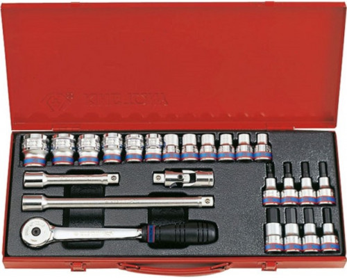Набор головок 1/2" KING TONY 4322MR, 24 предмета