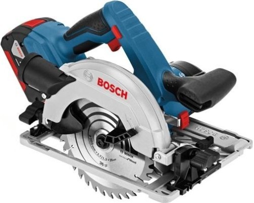 Аккумуляторная дисковая пила BOSCH GKS 18 V-57 G [06016A2100] 2х5,0Ач, кейс L-Boxx