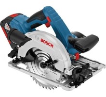 Аккумуляторная дисковая пила BOSCH GKS 18 V-57 G 06016A2100 2х5,0Ач, кейс L-Boxx