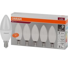 Лампа светодиодная Osram LED VALUE clb60 7sw/840 230v e14 (уп 5 шт) [4058075577954]