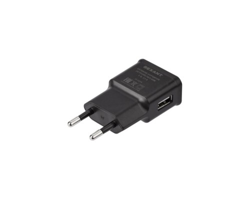 Зарядное устройство REXANT 16-0274 сетевое USB, 5v, 2.1A, черное