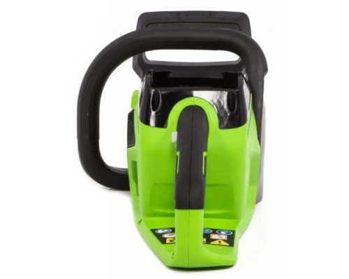 Пила цепная аккумуляторная GREENWORKS GD40CS18 40V, 40 см, б/щ, до 1,8 квт, АКБ 8Ач и ЗУ 2005807UH купить с доставкой и официальной гарантией
