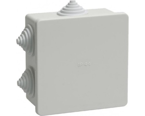 Распаячная коробка IEK KM41235 оп 85х85х40 ip44 (6 каб.ввод.) [UKO11-085-085-040-K41-44]