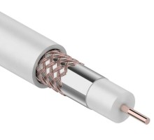 Кабель Proconnect RG-6U (75 Oм) Cu/Al/Cu (0,9/Al/32х0,12мм) 48% белый, 100м 01-2206