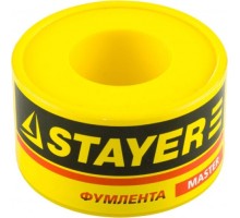 Фум лента STAYER MASTER плотность 0,40 г/см3, 0,075ммх25ммх10м [12360-25-040]