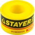 Фум лента STAYER MASTER плотность 0,40 г/см3, 0,075ммх25ммх10м [12360-25-040]