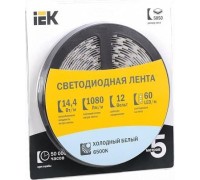 Лента светодиодная IEK LSR-5050W60 14.4w 12В IP20 (5 м) [LSR2-2-060-20-3-05]