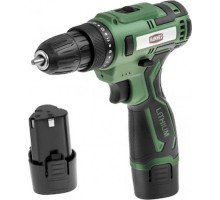 Дрель-шуруповерт аккумуляторная Hammer ACD12/2С 2x1.5Ah Li-ion,  26Hм, кейс 216-022