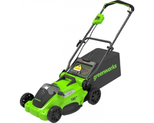 Газонокосилка аккумуляторная GREENWORKS GD40LM16XK4, 40V бесщеточная, 41 см [2517907UB]