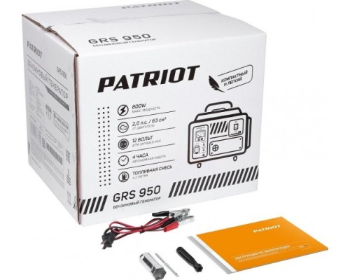 Генератор бензиновый PATRIOT GRS 950 двухтактный [476102219]