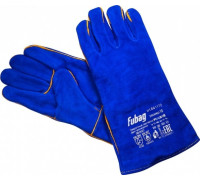 Краги сварщика FUBAG FWGN 10B на подкладке, синие 641178