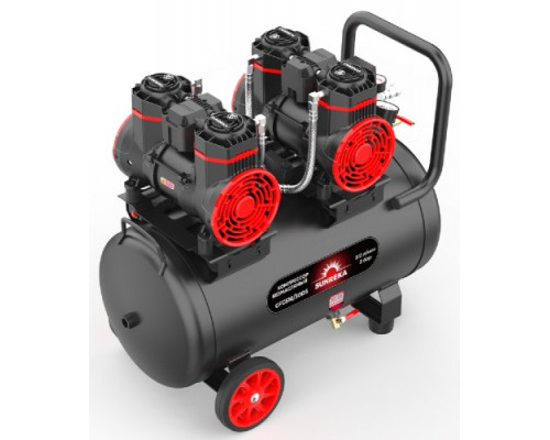 Компрессор поршневой безмасляный малошумный SUNREKA GFC510/50DS 216116