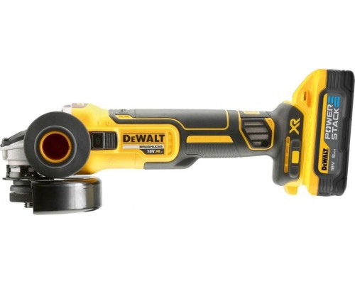 Угловая шлифмашина аккумуляторная DeWALT DCG 405 H2T бесщеточная [DCG405H2T-QW]