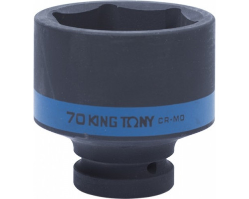 Ударная головка шестигранная 1" KING TONY 853570М 70 мм