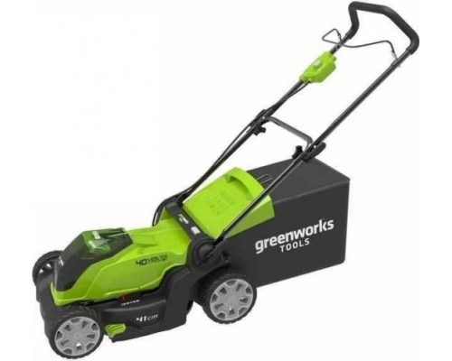 Газонокосилка аккумуляторная GREENWORKS G40LM41K3 (2504707UE) [2504707UE]