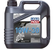 Масло для мотоциклов LIQUI MOLY SAE 10W30 Motorbike 4T Street   4 л 1688 синтетическое [1688]