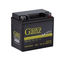 Аккумулятор GANZ AGM мото 5 A/ч обратная 114x69x109 CCA150 A GTX5l-BS [GN1205]