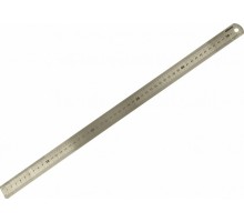 Линейка Biber 40164 500мм нерж. сталь, двухсторонняя шкала тов-172038