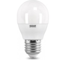 Лампа светодиодная GAUSS Шар elementary шар 12w 880lm 3000k е27 led [53212]