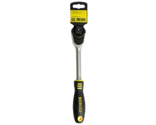 Трещотка BERGER BG2292 1/2 дюйма, 45 зубов, 260 мм