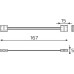 Набор коннекторов GAUSS BT432 basic для led-ленты 12v 8mm ip20