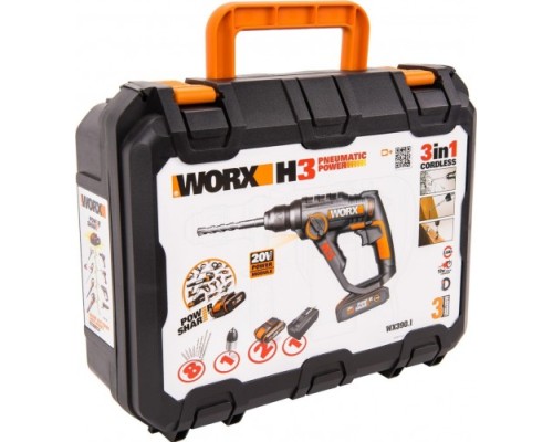 Перфоратор аккумуляторный WORX WX390.1 Перфоратор аккумуляторный WORX WX390.1