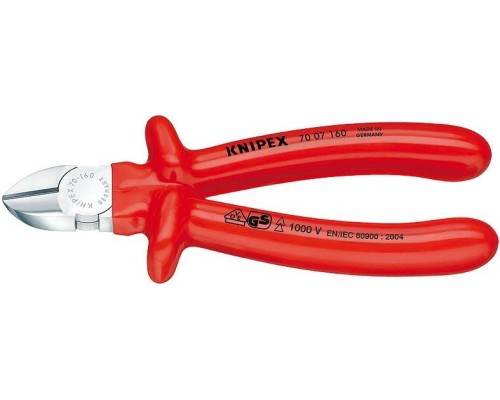 Бокорезы диэлектрические KNIPEX 7007160 1000 V, 160 мм [KN-7007160]