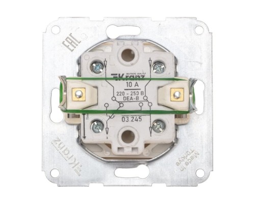 Выключатель Kranz DEA-B DEA 1кл перекрест. с/у 10а мех. бежевый [KR-78-0238]