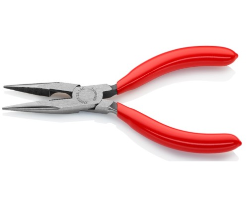 Длинногубцы KNIPEX KN-2501140SB с режущими кромками, 140 мм