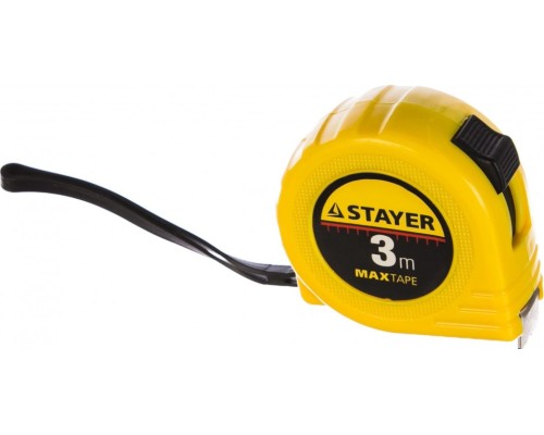 Рулетка STAYER MaxTape 3 / 16мм в ударопрочном корпусе из abs [34014-03-16]
