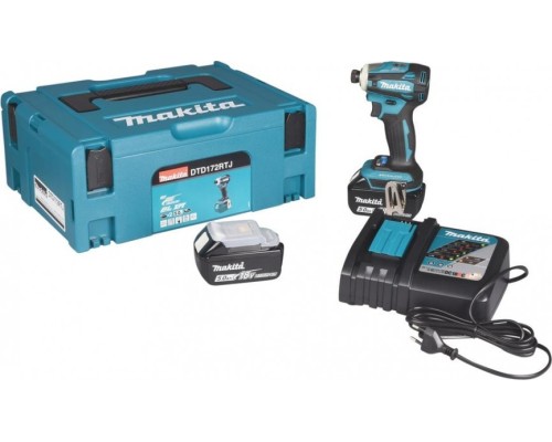 Дрель-шуруповерт аккумуляторная MAKITA DTD172RTJ ударная