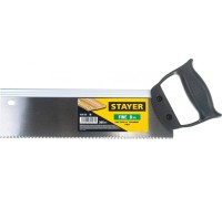 Ножовка по дереву STAYER Fine для стусла c обушком (пила) 300 мм, 8 tpi, прямой 1536-30_z01