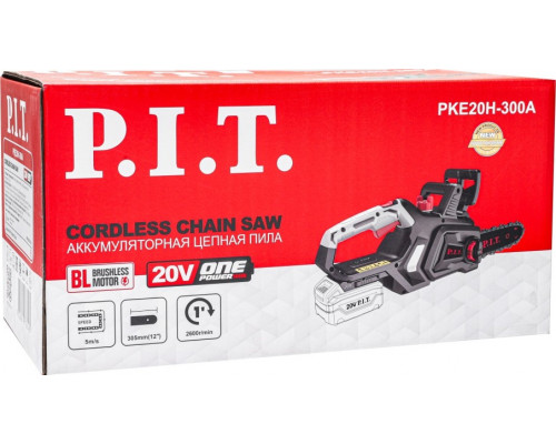 Пила цепная аккумуляторная P.I.T. PKE20H-300A