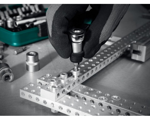 Набор головок 1/4" KRAFTOOL X-Drive 35 с трещоткой, 35 предметов 27974