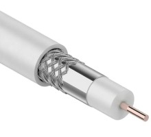 Кабель Proconnect RG-6U (75 Oм) CCS/Al/Al (0,9/Al/32х0,12мм) 48% белый, 20м 01-2205-20