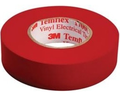 Изолента ПВХ 3M Temflex™ 1300 15 мм x 10 м, красная [7100080350]