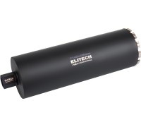 Алмазная коронка для мокрого сверления ELITECH 1110.012300 HD с охлаждением, 142х450, 1 1/4