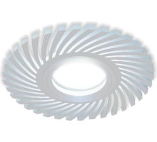 Светильник точечный GAUSS BACKLIGHT кругл./узор. белый, gu5.3, 3w, led 4000k BL133