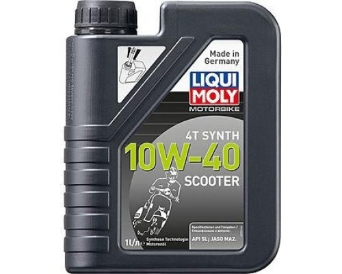 Масло для скутеров LIQUI-MOLY SAE 10W40 Scooter Motoroil Synth 4T 1 л 7522 синтетическое [7522]