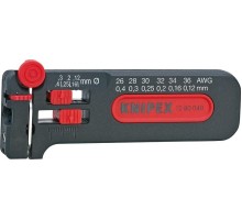 Инструмент для удаления изоляции KNIPEX 1280040SB модель Mini [KN-1280040SB]