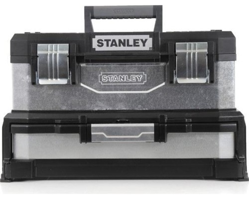 Ящик для инструмента STANLEY GALVANIZED METAL PLASTIC TOOLBOX WITH A DRAWER 20 1-95-830 [1-95-830]