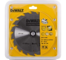 Пильный диск универсальный DeWALT 184х18тх16 мм Construction DT1149-QZ DT1149-QZ