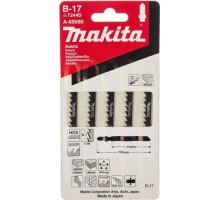 Пилки по дереву MAKITA A-85690 в-17, 5 шт.