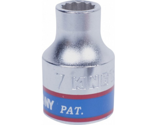 Головка двенадцатигранная 3/8" 7 мм KING TONY 333007M