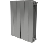 Радиатор отопления  ROYAL THERMO Pianoforte 500 - 12 секций биметалл Silver Satin НС-1176336