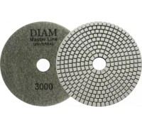 Алмазная тарелка на липучке DIAM АГШК 100*2,5 №3000 Master Line Universal (сухая/мокрая) 000629