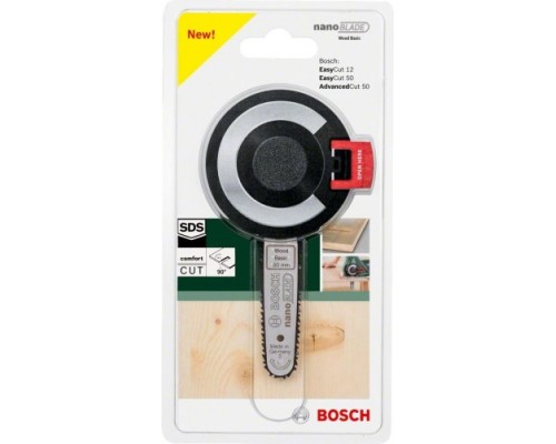 Полотно для ножовки BOSCH Nanoblade Wood Basic Easy Cut 50 мм [2609256D83]