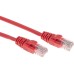 Патч-корд REXANT 02-0293-05 U/UTP, CAT 6, RJ45-RJ45, 26AWG, LSZH, красный 0,5м