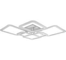 Светодиодная диммируемая люстра GLANZEN LED-0120-SQUARE-white с пультом управления